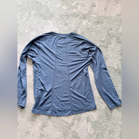 Black Diamond Women's Long-Sleeve Crew Tee base layer - Navy - Picture 6 of 8